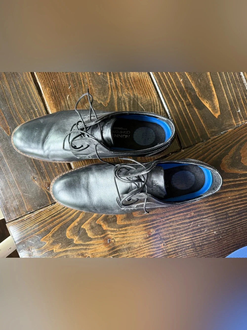Nunn Bush Black Leather Dress Shoes